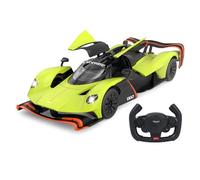 JAMARA Aston Martin Valkyrie AMR Pro 1:14 Green Manual Door 2.4GHz - Official License, Detailed Interior, True to Original Painting, Transparent Windshield, LED Light, RC Car