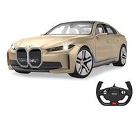 JAMARA BMW i4 Concept 1:14 2.4GHz - Officially Licensed, Approx. 1 Hour Driving Time, Approx. 11 km/h, Perfectly Replicated Details, Detailed Interior, LED Interior Lighting, Gold, 402108