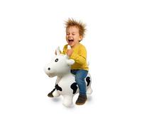 Jamara 460318 Cow Bouncing Animal Toy, White/Black