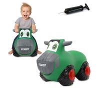 JAMARA Fendt 460598 Bouncy Tractor with Pump, BPA-Free, up to 50 kg, Promotes Balance/Motor Skills, Side Mirrors Serve as a Support, Easy to Clean, Robust/Durable