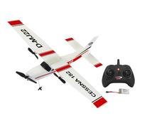 JAMARA Cessna 182 Aeroplane 2.4GHz Gyro 2CH - Remote Controlled, Beginner, Stabilisation of Flight Characteristics, Very Good Self-Flight Properties, Made of Flexible Micro Foam, White