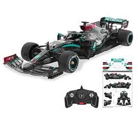 JAMARA F1 W11 EQ Performance 1:18-2.4 GHz for multiplayer operation, officially licensed, faithful paint, includes decorative sheet 402107 black