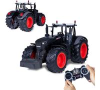 JAMARA 405365 Fendt 1050 Vario 1:16 2.4GHz Black Special Edition, Tractor Fendt Vario Toy, Tractor Remote Controlled RC for Children, Vehicle Model Agriculture, RC Plug System