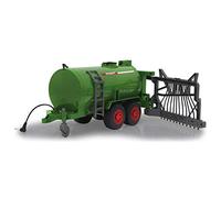 JAMARA Fendt 405235 Barrel Trolley with Hose Distributor - 450 ml Tank, Spray Function On/Off, Front Towing Hitch, Manual Fold-Out Hose Distributor