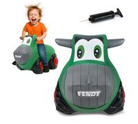 JAMARA Fendt 460598 Bouncy Tractor with Pump, BPA-Free, up to 50 kg, Promotes Balance/Motor Skills, Side Mirrors Serve as a Support, Easy to Clean, Robust/Durable