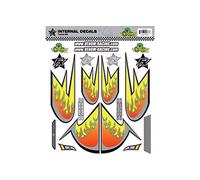 Jamara Jamara460009 Orange/Yellow Decor Hot Rod Flames