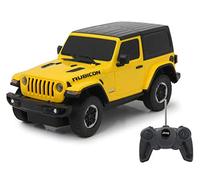 JAMARA Jeep Wrangler JL 1:24 2.4GHz - Officially Licensed, Approx. 1 Hour Driving Time at Approx. 9 km/h, Perfectly Replicated Details, Workmanship, Yellow