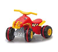 Jamara Little Quad 460576 Slider Red - Made of Durable Plastic Towing Hitch Ultra Grip Rubber Ring on Wheels