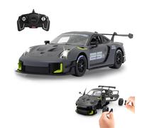 JAMARA Porsche 911 GT2 RS Clubsport 25 1:18 Grey 2.4 GHz Kit - Officially Licensed, Detailed Interior, Faithful Painting, Transparent Windshield, LED Light, RC Kit