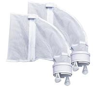 JamBer Nylon Mesh Pool Cleaner Bags,Bag Zipper Replacement for Polaris 280 & 480 Pool Cleaner All Purpose Filter Bag for 280 Polaris Replacement Bags,Pool Cleaner Replacement Part K13, K16, 2 Pack