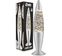 Jambo 16-Inch Silver Star Glitter Lamp I Beautiful Liquid Lamp I Entertaining for Adults and Kids