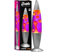 Jambo Liquid Lamp with Yellow/Orange Wax and Purple Liquid I Beautiful Lamp with Wax That Flows Like Lava I Entertaining for Adults and Kids