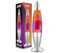 Jambo Liquid Lamp with Yellow/Orange Wax and Purple Liquid I Beautiful Lamp with Wax That Flows Like Lava I Entertaining for Adults and Kids