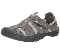 Jambu JBU Regional Water Ready Women's Outdoor Comfort Adjustable Closed Toe Water Shoes, Dk Grey/Pale Moss, 9.5