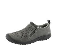 Jambu JBU Women's Amber Oxford Flat, Grey, 6.5 UK
