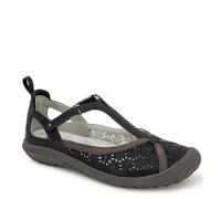 Jambu JBU Womens Daffodil Mary Jane Flats Casual - Black, Black Earth, 6 UK