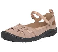 Jambu JBU Women's Magnolia Mary Jane Flat, Taupe, 5.5 UK