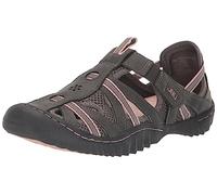 Jambu JBU Women's Regional Water Ready Oxford Flat, Charcoal/Petal, 5 UK