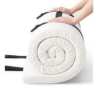 Jamdok Single Foam Mattress Topper For Camping Bed,Car Mattress,Sofa,Roll Up Floors Mat,Folding Sleep Pad,Portable(190X75X5cm)