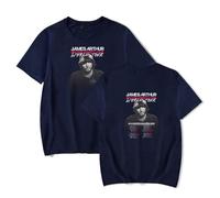 Jame Arthur Bitter Sweet Love 2024 T-Shirt, Adult Short Sleeve Tees Crew Neck Casual Unisex Street Daily Wear Cool,Blue,XS