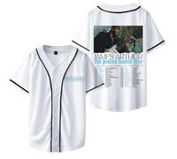 Jame Arthur The Pisces World 2025 T-Shirt, Adult Short Sleeve Tees Crew Neck Casual Unisex Street Daily Wear Cool,White,XXL