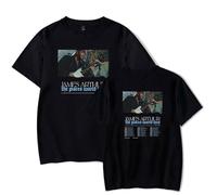 Jame Arthur The Pisces World Tour 25 T-Shirt, Adult Short Sleeve Tees Crew Neck Casual Unisex Street Daily Wear Cool,Black,M