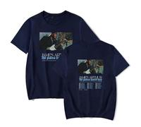 Jame Arthur The Pisces World Tour 25 T-Shirt, Adult Short Sleeve Tees Crew Neck Casual Unisex Street Daily Wear Cool,Blue,XXS