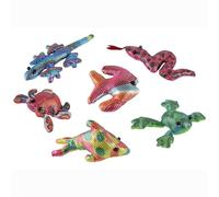 jameitop® Sand Animals Pack of 6 Animal Figures Sea Creatures Lizard Animals Dragon Snake Stuffed Toy Filled with Sand