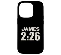 James 2:26 Faith Without Works Is Dead Verse Case for iPhone 14 Pro