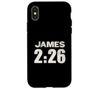 James 2:26 Faith Without Works Is Dead Verse Case for iPhone X/XS