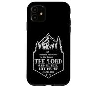 James 4:10 Bible Verse Mountains & Trees for Outdoor Lovers Case for iPhone 11