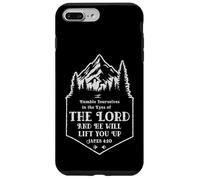 James 4:10 Bible Verse Mountains & Trees for Outdoor Lovers Case for iPhone 7 Plus/8 Plus