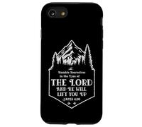 James 4:10 Bible Verse Mountains & Trees for Outdoor Lovers Case for iPhone SE (2020) / 7/8