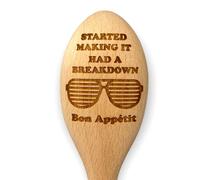 James Acaster Bake Off Quote Inspired Novelty Engraved Wooden Spoon Baking Gift