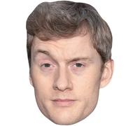 James Acaster (Eyebrow) Big Head. Larger than life mask.