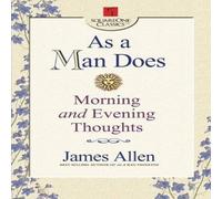 James Allen As a Man Does : Morning & Evening Thoughts Paperback Book James Allen Multicolor
