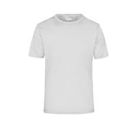 James and Nicholson Men's Active T-Shirt in White | Size: Medium James and Nicholson White M
