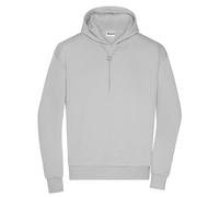 James and Nicholson Men's Lounge Hoodie in Light Grey | Size: Small James and Nicholson Light Grey S