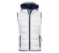 James and Nicholson Men's Maritime Gilet in Off-White | Size: XL James and Nicholson Off-White XL