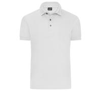 James and Nicholson Men's Mercerised Cotton Regular Polo Shirt in White | Size: XL James and Nicholson White XL