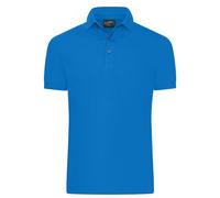 James and Nicholson Men's Mercerised Slim Polo Shirt in Light Blue | Size: Medium James and Nicholson Light Blue M