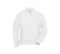 James and Nicholson Men's Solid Doubleface Work Jacket in White | Size: 2XL James and Nicholson White 2XL