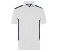 James and Nicholson Men's Strong Work Polo Shirt in Off-White | Size: 3XL James and Nicholson Off-White 3XL