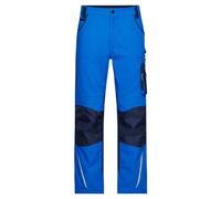 James and Nicholson Men's Work Trousers in Mid Blue | Size: 42R James and Nicholson Mid Blue 42R