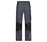 James and Nicholson Men's Work Trousers in Mid Grey | Size: 39R James and Nicholson Mid Grey 39R
