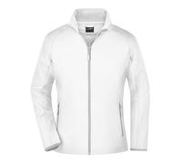 James and Nicholson Women's Promo Soft Shell Jacket in White | Size: Large James and Nicholson White L