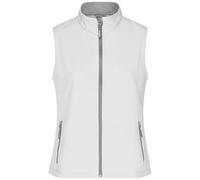 James and Nicholson Women's Promo Softshell Gilet in White | Size: XL James and Nicholson White XL