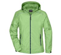 James and Nicholson Women's Rain Jacket in Bright Green | Size: Small James and Nicholson Bright Green S