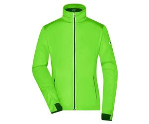 James and Nicholson Women's Sports Soft Shell Jacket in Bright Green | Size: Medium James and Nicholson Bright Green M
