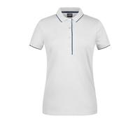 James and Nicholson Women's Stripe Polo Shirt in Off-White | Size: 2XL James and Nicholson Off-White 2XL